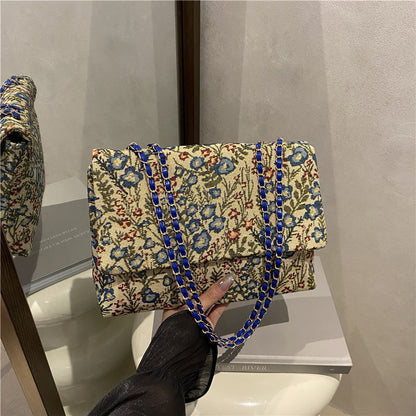 Elegant Floral Embellished Handbag Acalora