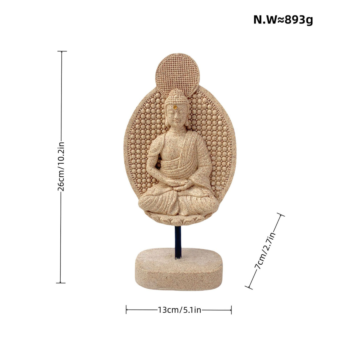 Decorative Buddha Statue Acalora