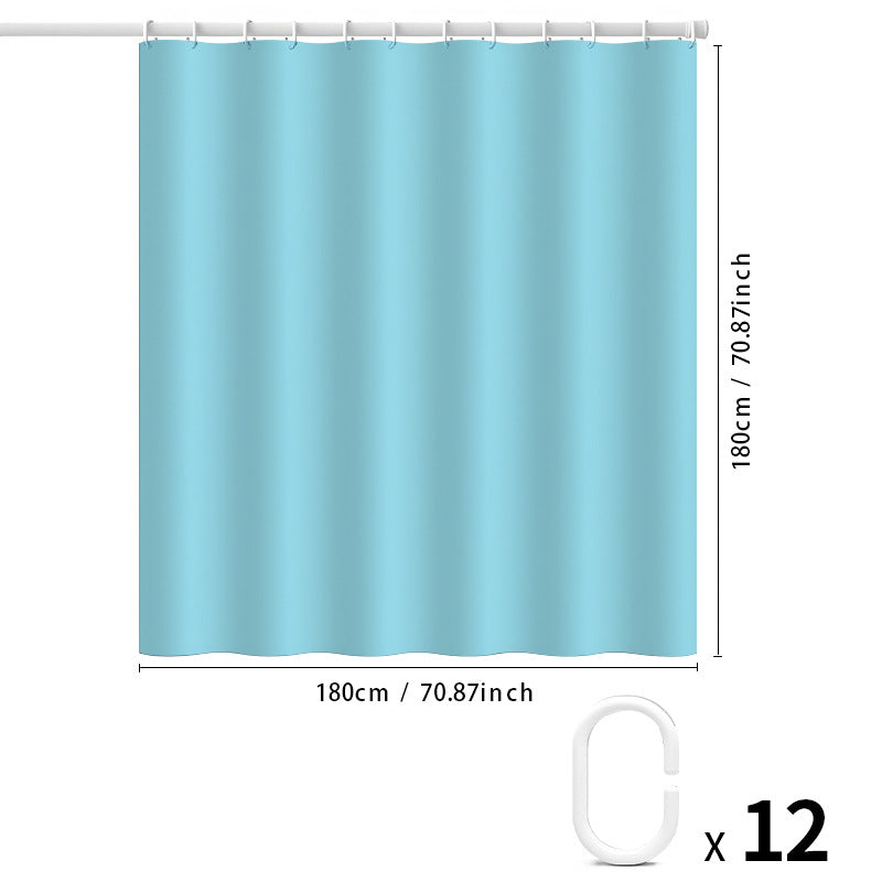 Waterproof Fabric Shower Curtain