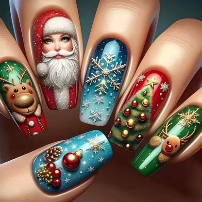 Festive Winter-Themed Nail Art Acalora 1788155576