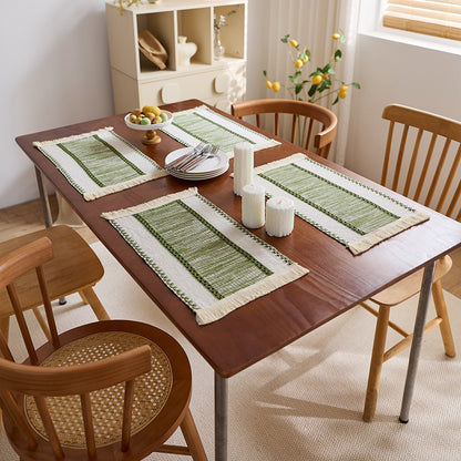 Chic Fringed Table Placemats