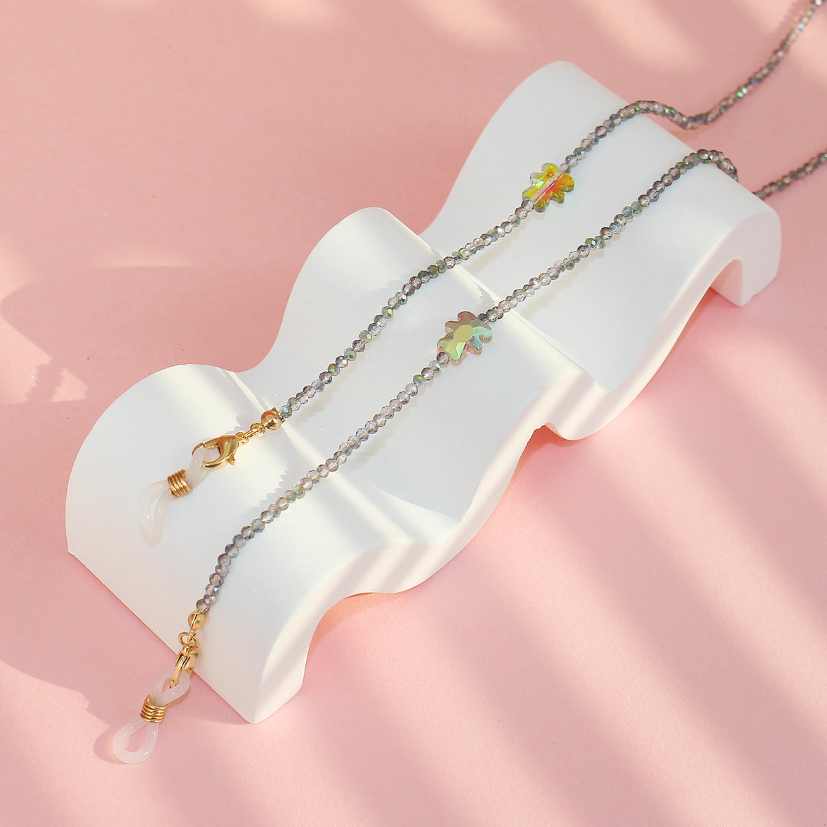 Beaded Eyewear Chain Acalora