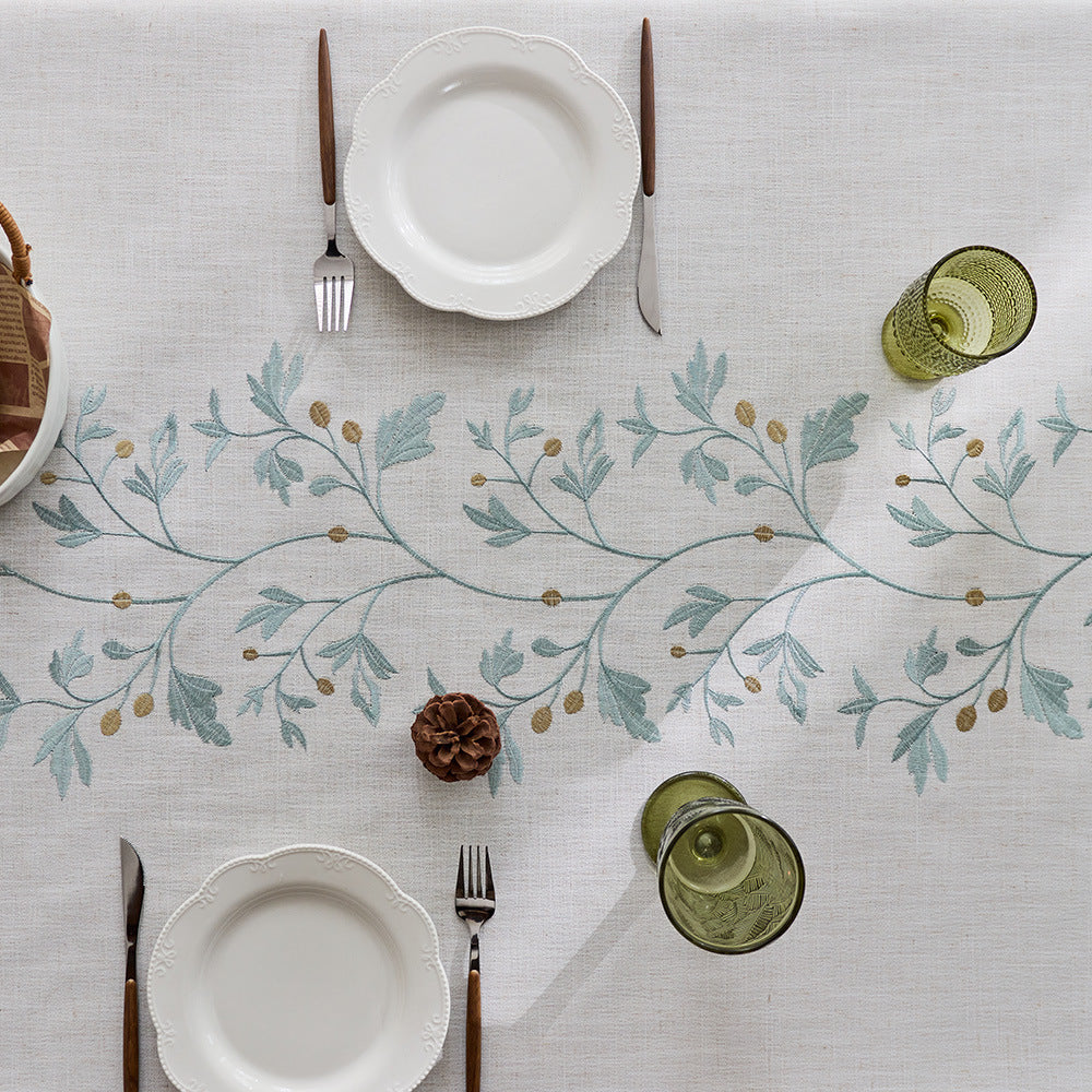 Elegant Fringed Table Cover