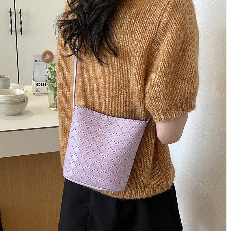 Woven Design Crossbody Handbag Acalora