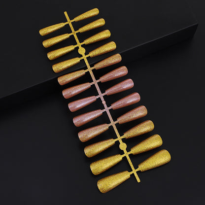 Nail art set with glitter and elegant transitions Acalora