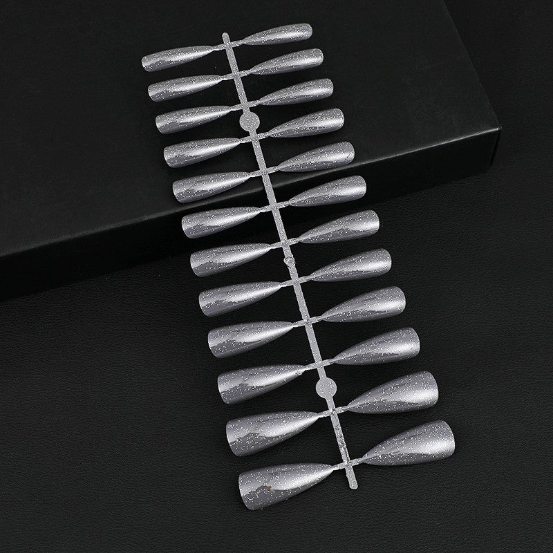Glittering artificial nails in elegant design Acalora