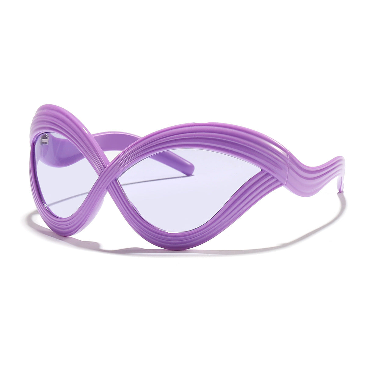 Women's fashionable sunglasses with innovative wave frame Karnz