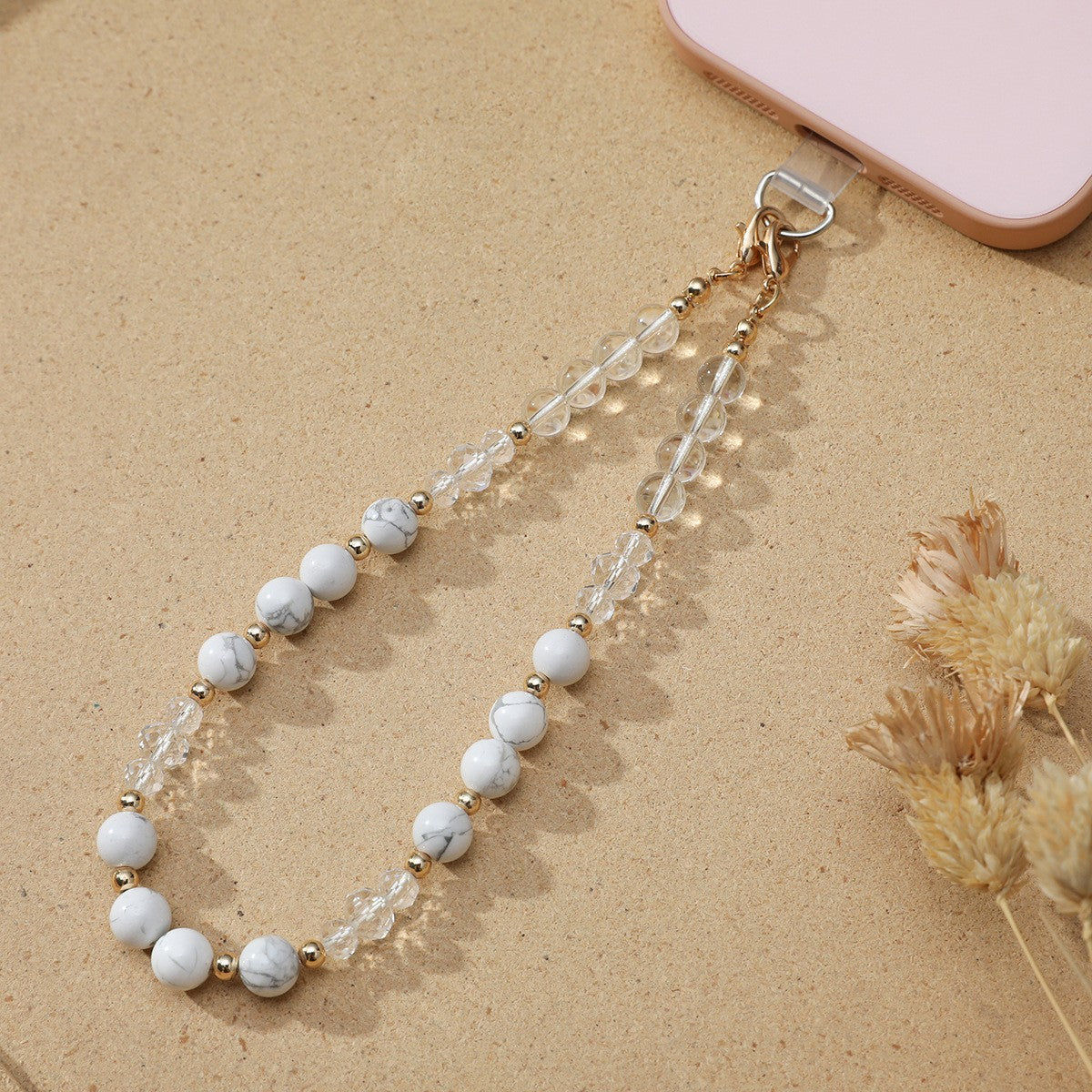 Beaded Phone Chain Holder Acalora