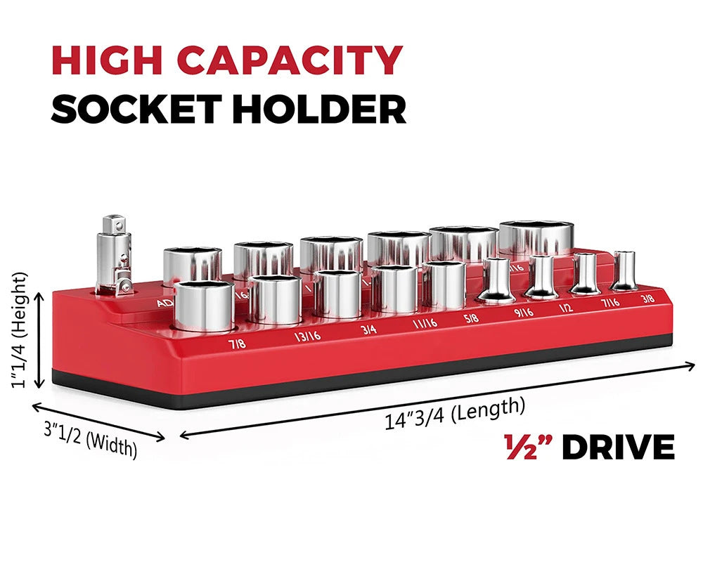 Heavy-Duty Magnetic Socket Organizer Bowlift