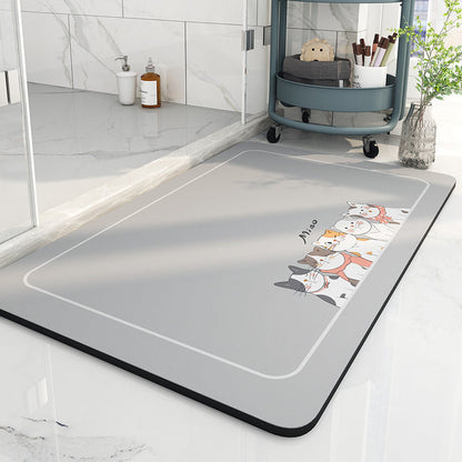 Cat-Themed Decorative Entry Mat