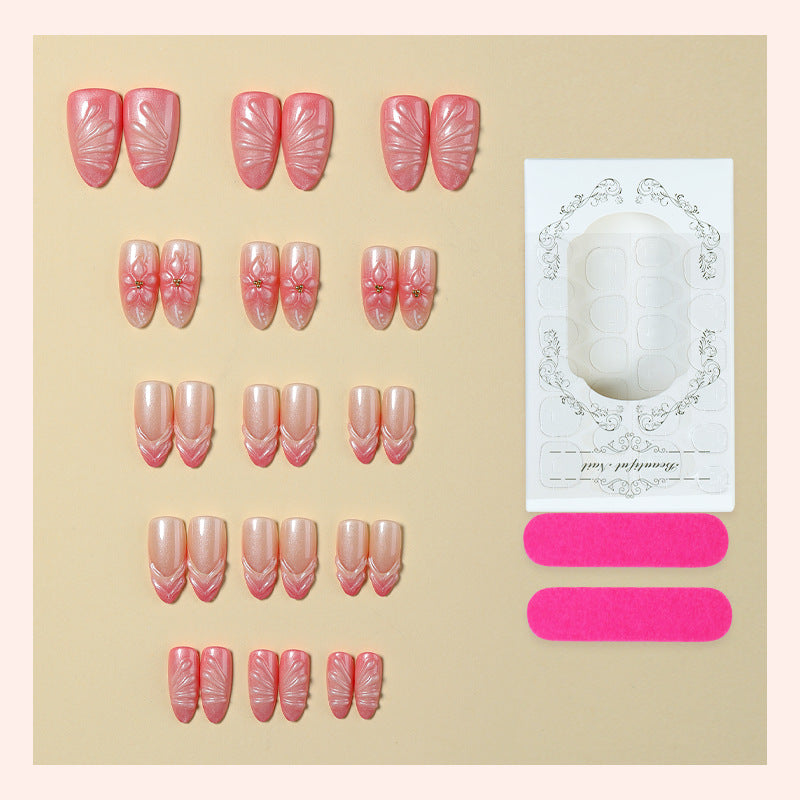 Decorative Press-On Nail Art Set Acalora 1788495816