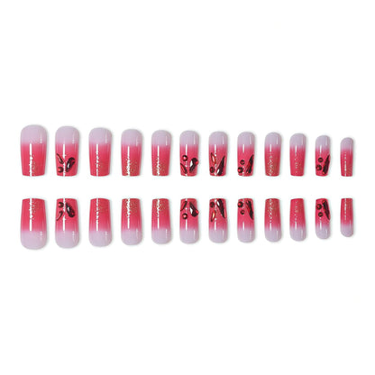 Elegant 3D Gemstone Press-On Nail Art Acalora