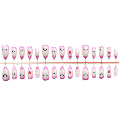 Whimsical Character Press-On Nail Art Set Acalora