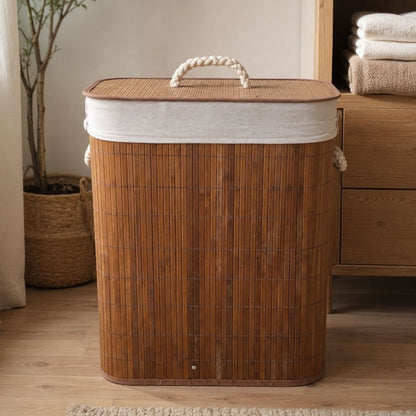 Laundry basket with lid and handle Acalora
