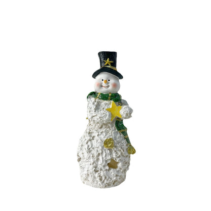 Decorative Snowman Sculpture Acalora
