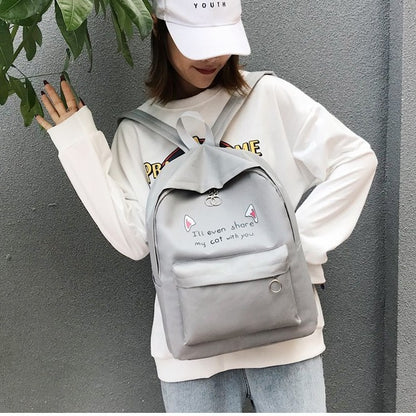 Cute Cartoon Animal-Themed Backpack Acalora