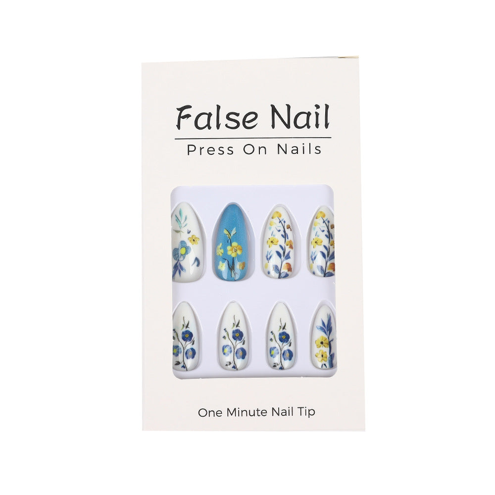 Artificial nails with floral patterns Acalora