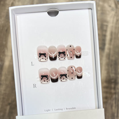 Whimsical Press-On Nail Art Set Acalora