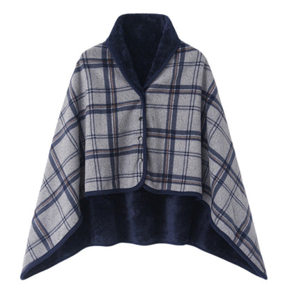 Ladies elegant warmkeeping poncho blanket Bowlift