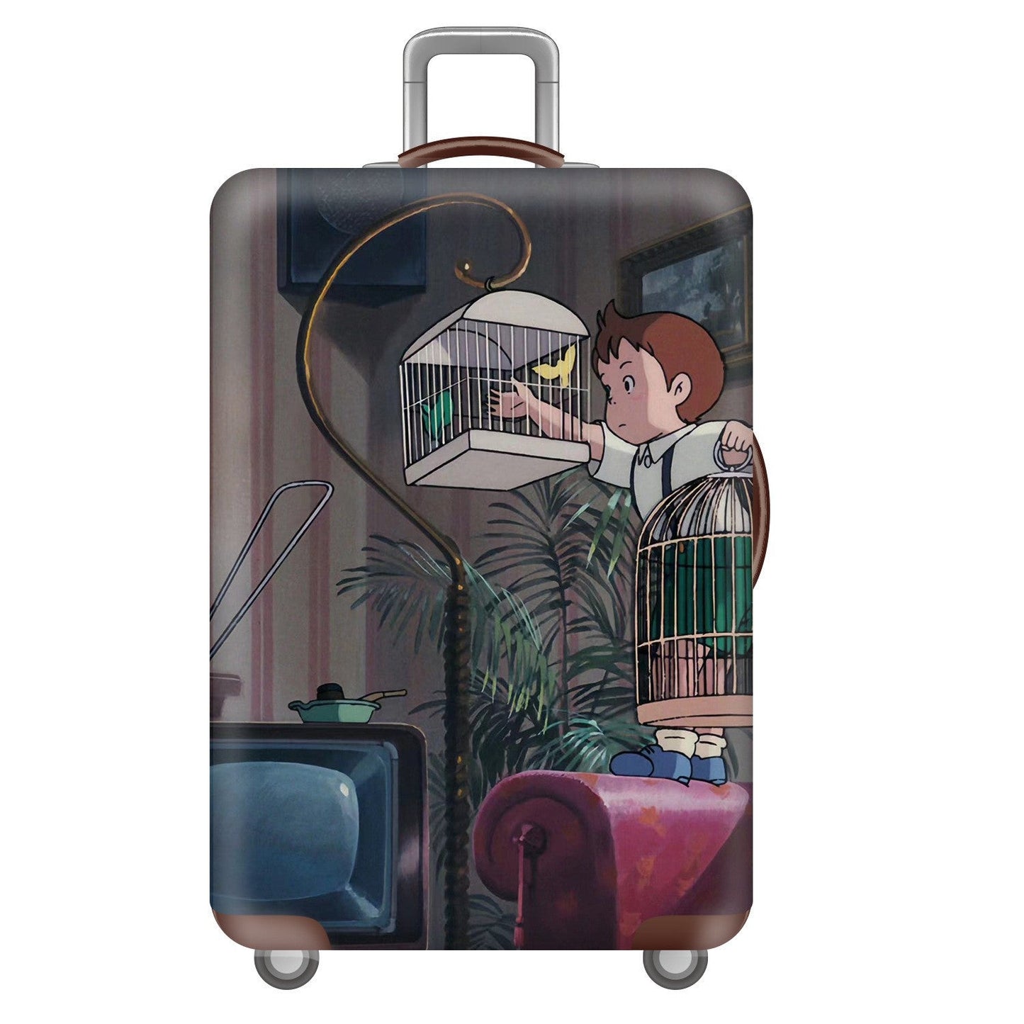Unisex hard-shell travel suitcase with playful Snoopy motif Brehn