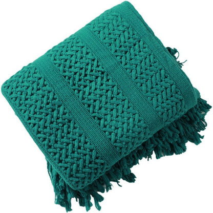 Premium Handcrafted Fringe Throw Blanket