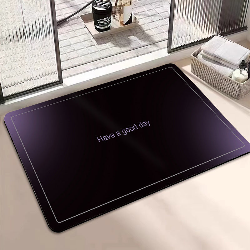 Motivational Phrase Bath Mat Acalora
