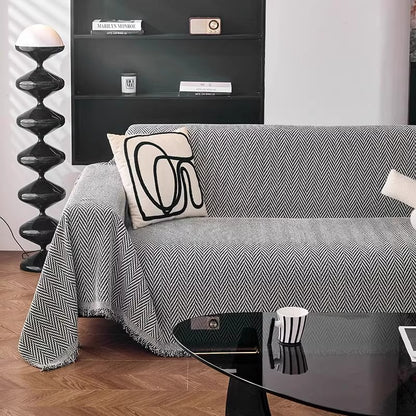 Herringbone Pattern Decorative Throw Blanket