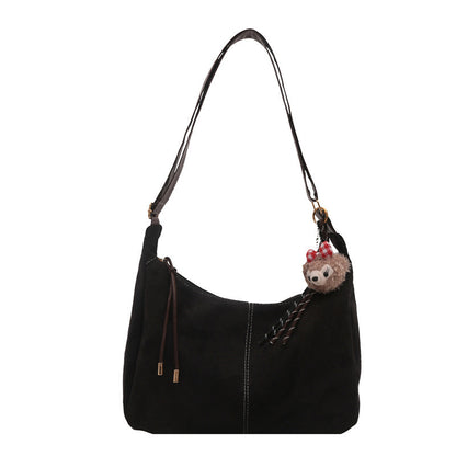 Soft Suede Hobo Handbag Acalora