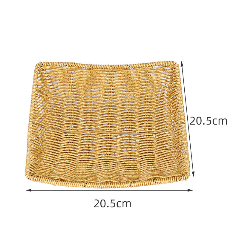 Handcrafted Natural Woven Tray Acalora