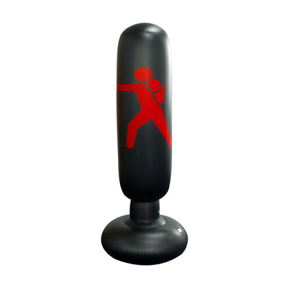Unisex Inflatable Punching Bag with Stable Stand Base Bowlift