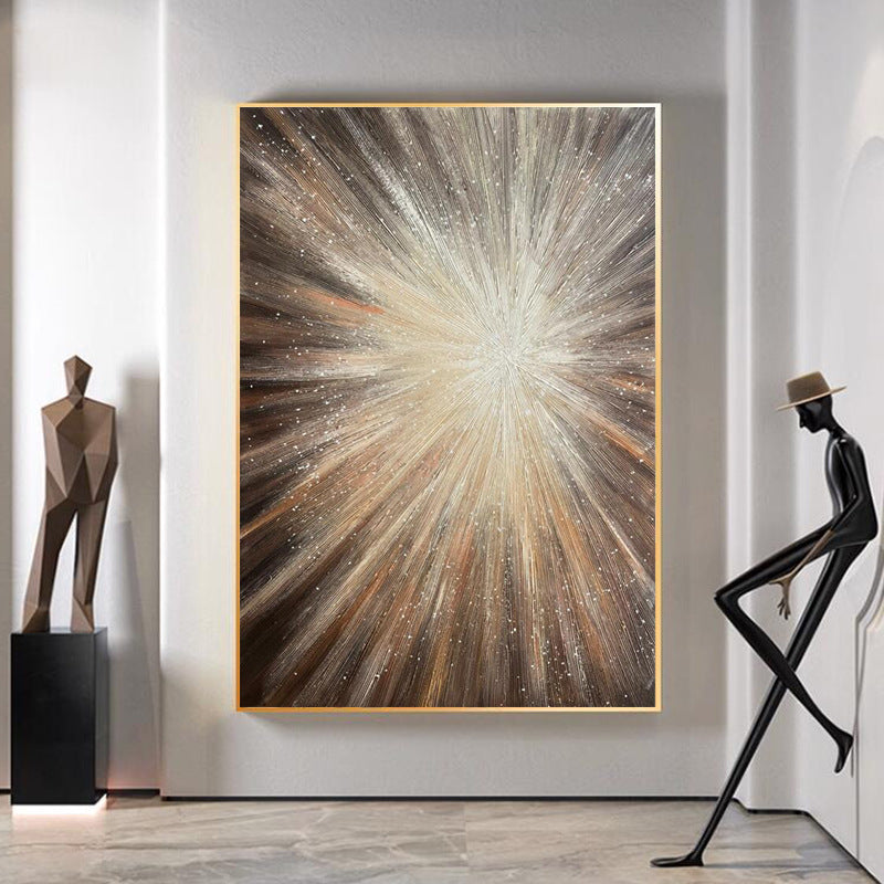 Abstract Burst Canvas Artwork