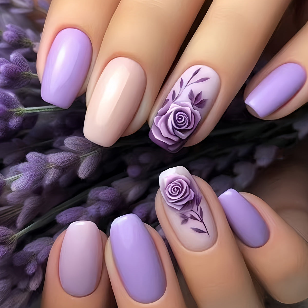 Premium Floral 3D Nail Art Acalora