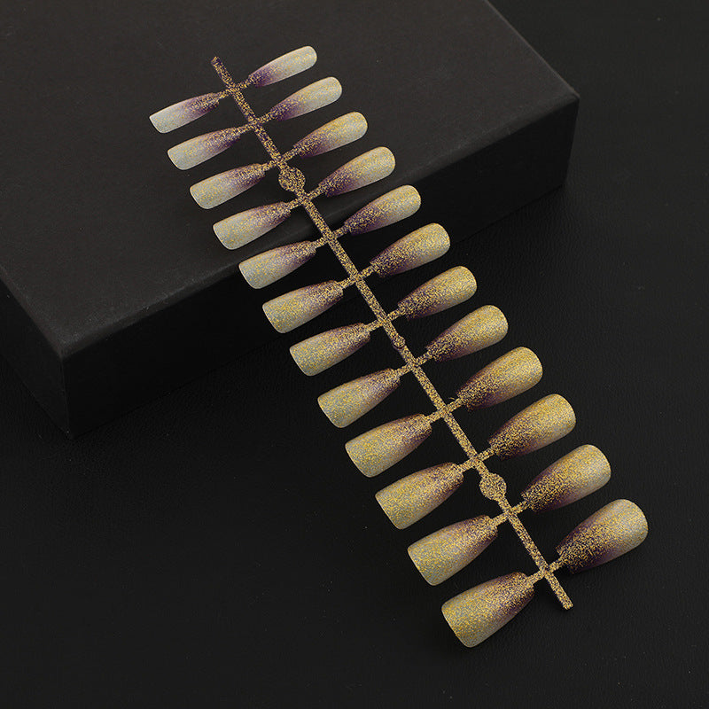Nails with Glitter Effect Acalora