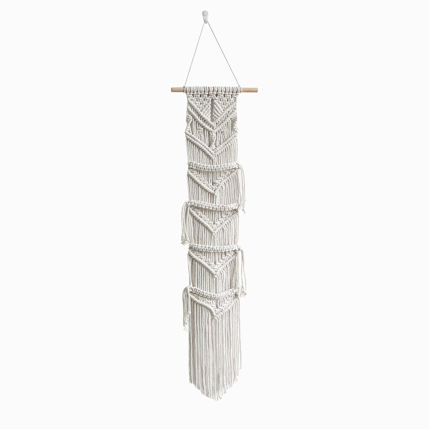 Macramé Wall Hanging with Intricate Pattern