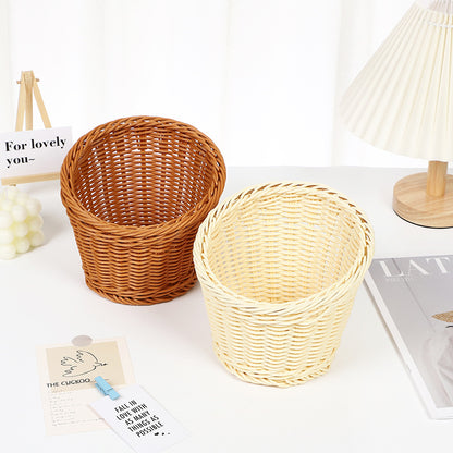 Decorative Woven Round Basket Acalora