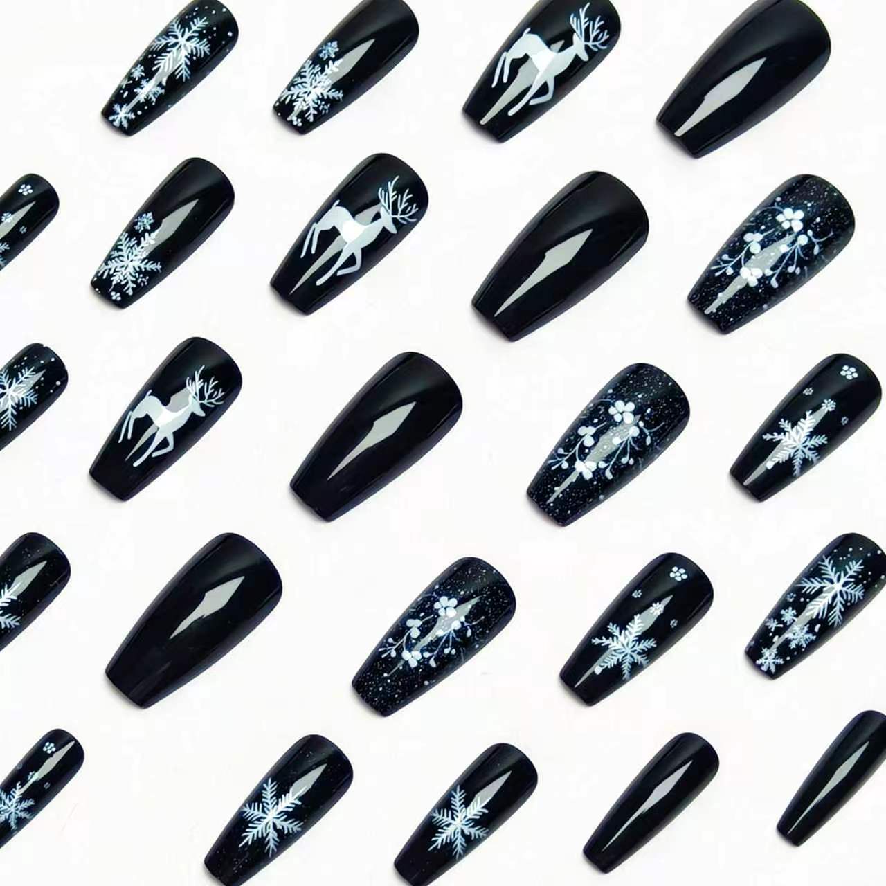 Winter-Themed 3D Nail Art Acalora
