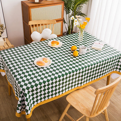 Checkered Pattern Tablecloth