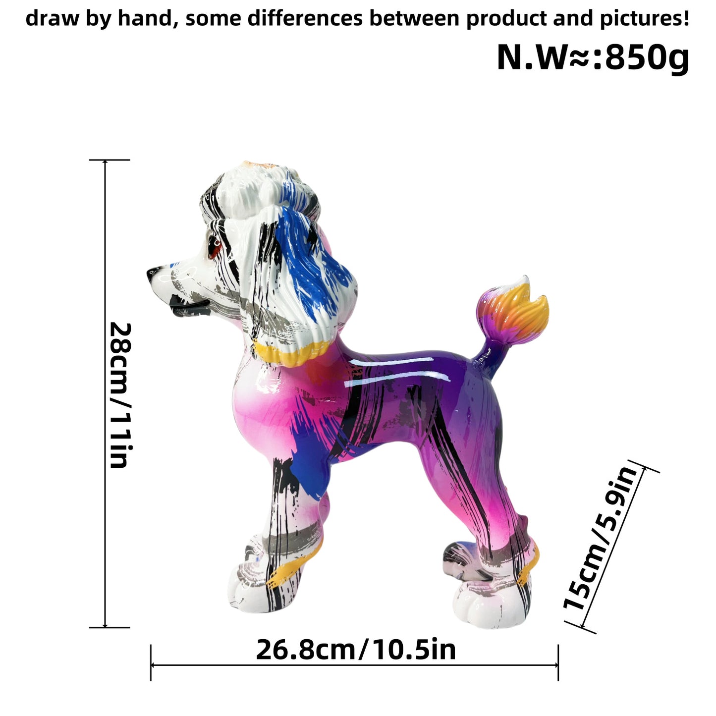 Artistic decorative figure Acalora