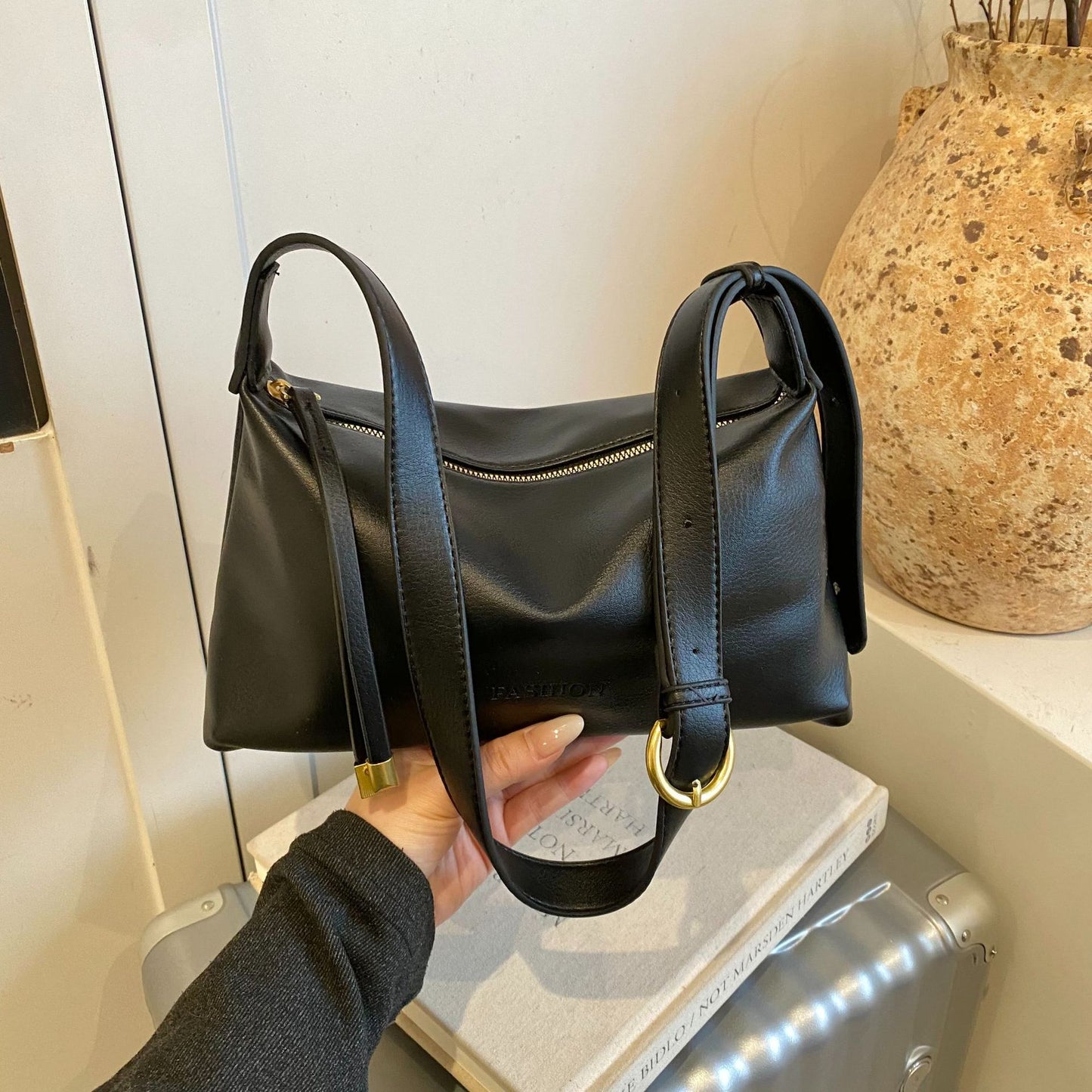 Soft Textured Sling Handbag Acalora