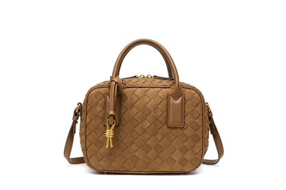 Textured Leather Boutique Handbag Acalora