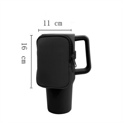 Ladies trendy and sparkling drinking bottle with shoulder bag Bowlift