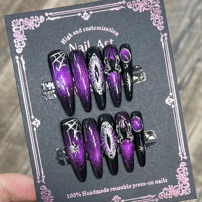 Reusable Press-On Nail Set Acalora