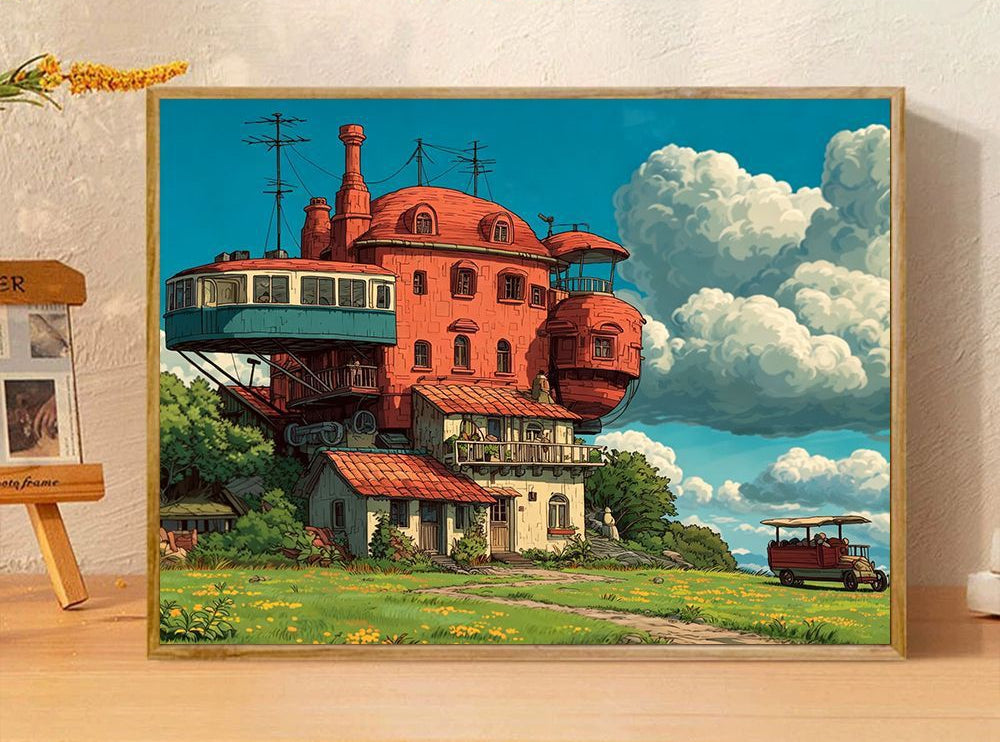 Whimsical Fantasy Illustration Canvas Art