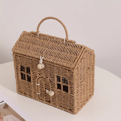 Handcrafted decorative basket Acalora