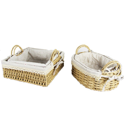 Handcrafted Woven Storage Basket Acalora