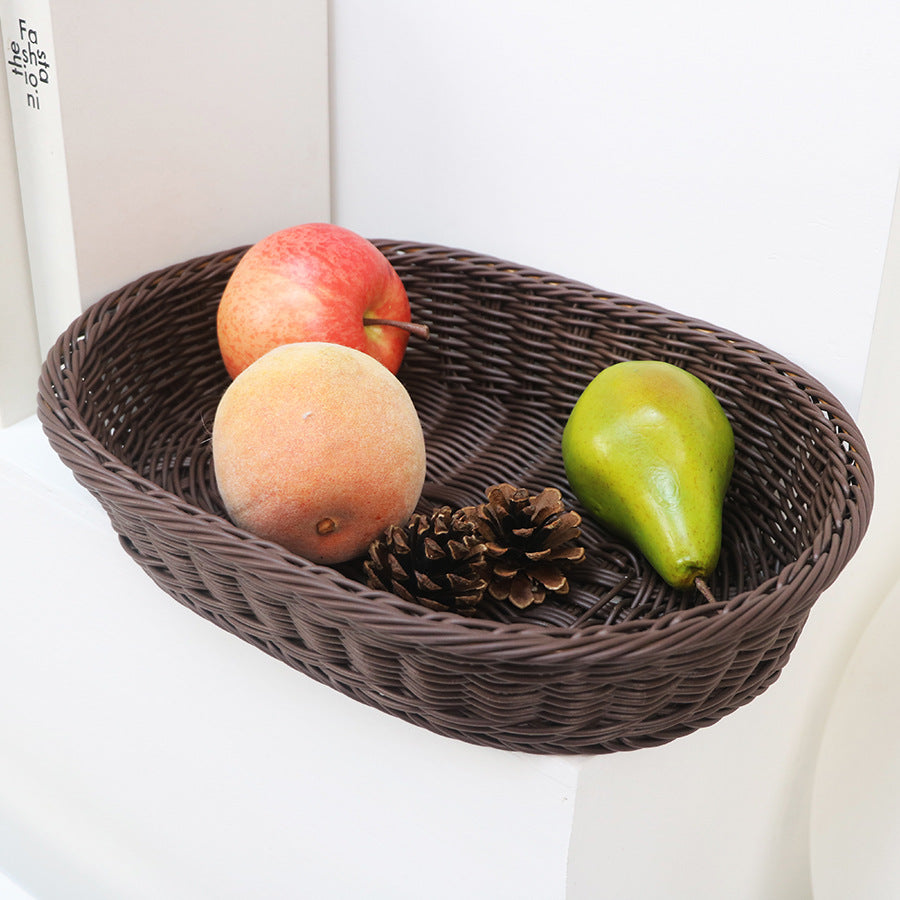 Oval Woven Fruit Storage Acalora