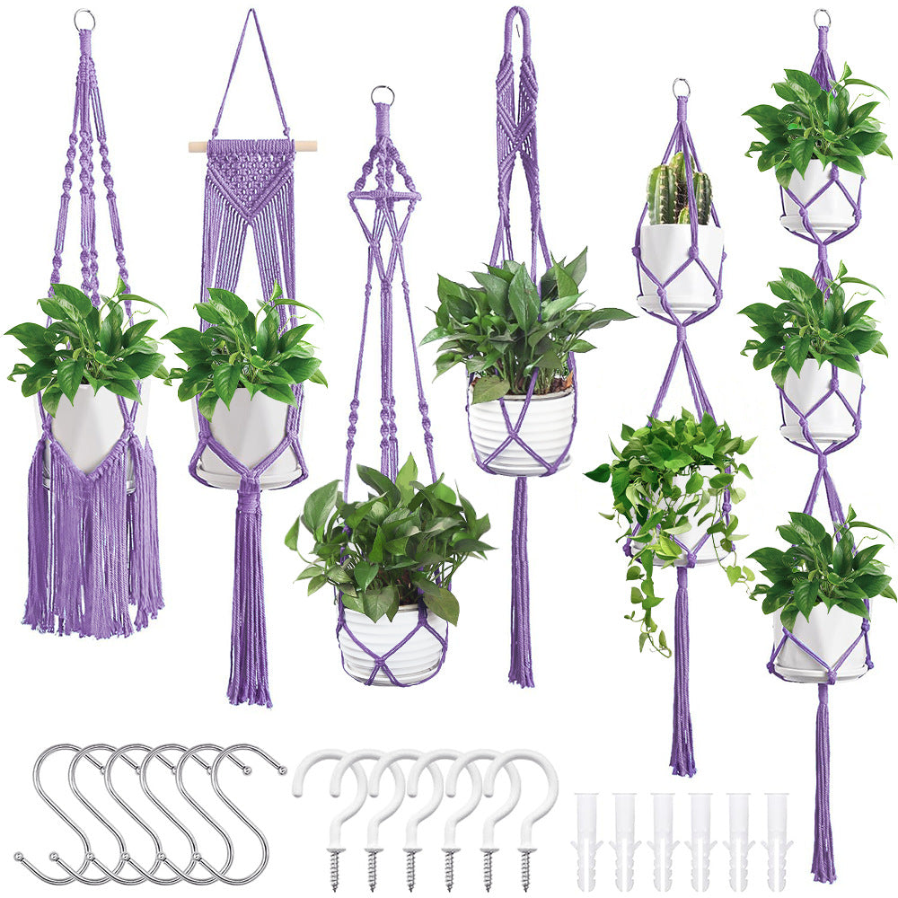 Macrame Plant Hanger Set Acalora