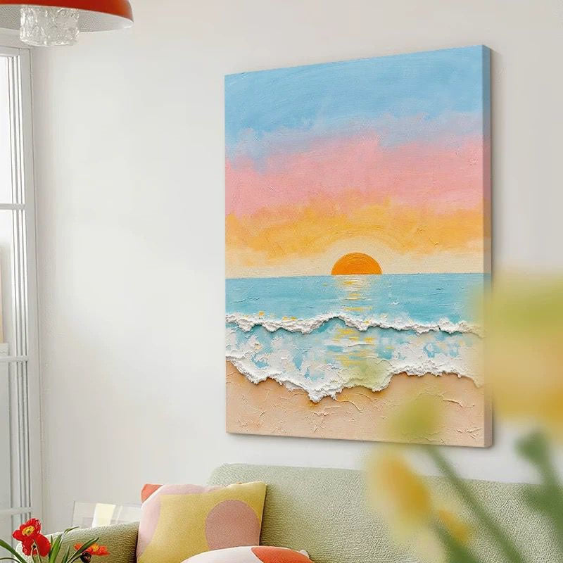 Impressionistic Seascape Canvas Art