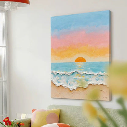 Impressionistic Seascape Canvas Art