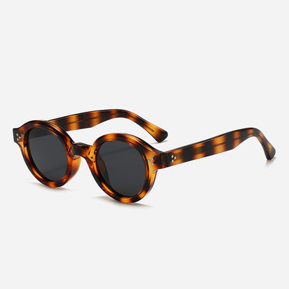 Women's Fashionable Round Sunglasses with Stylish Accents Karnz
